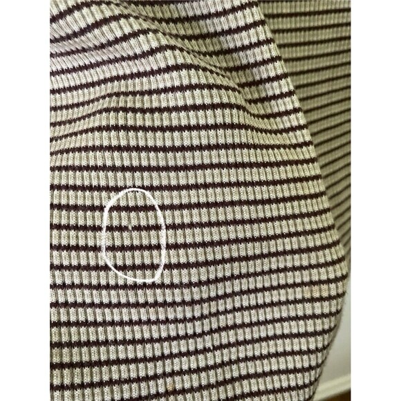 90's Y2K Vintage Bratz Lizzie McGuire Stripe Ribbed Baby Tee Spice Girls Shirt - Picture 9 of 9